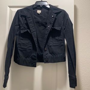 Black Cropped Jacket